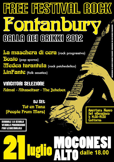 Fontanbury Free Rock Music Festival, Italy July 2012
