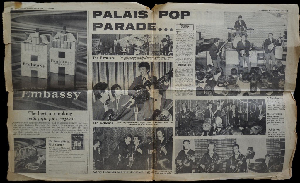 Daily Sketch's belated report on the National Beat Group Contest heat at the Hammersmith Palais