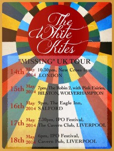 White Kites UK Tour poster