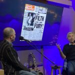 Glen Matlock and Jason Barnard at The CAT Club (photo by Rev Reynolds)