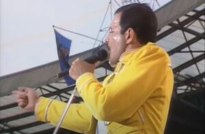 Freddie Mercury, Queen - Live At Wembley Stadium 12 July 1986