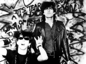 Soft Cell, circa 1983. Marc Almond (left) and David Ball (right). Distributed by Sire Records - U.S. Press Kit for The Art Of Falling Apart