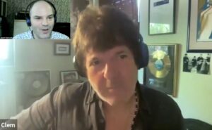 Jason Barnard and Clem Burke