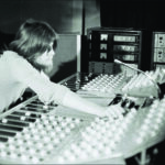 1971, Tom Newman at the Majestic console in Shipton Manor house (Photo credit Simon Heyworth)