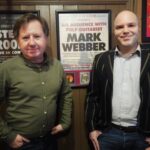 Mark Webber and Jason Barnard. 23 October 2025, The CAT Club, Pontefract