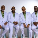 The Four Tops today. Left to right: Michael Brook, Lawrence Payton Jr., Ronnie McNeir, Theo Peoples