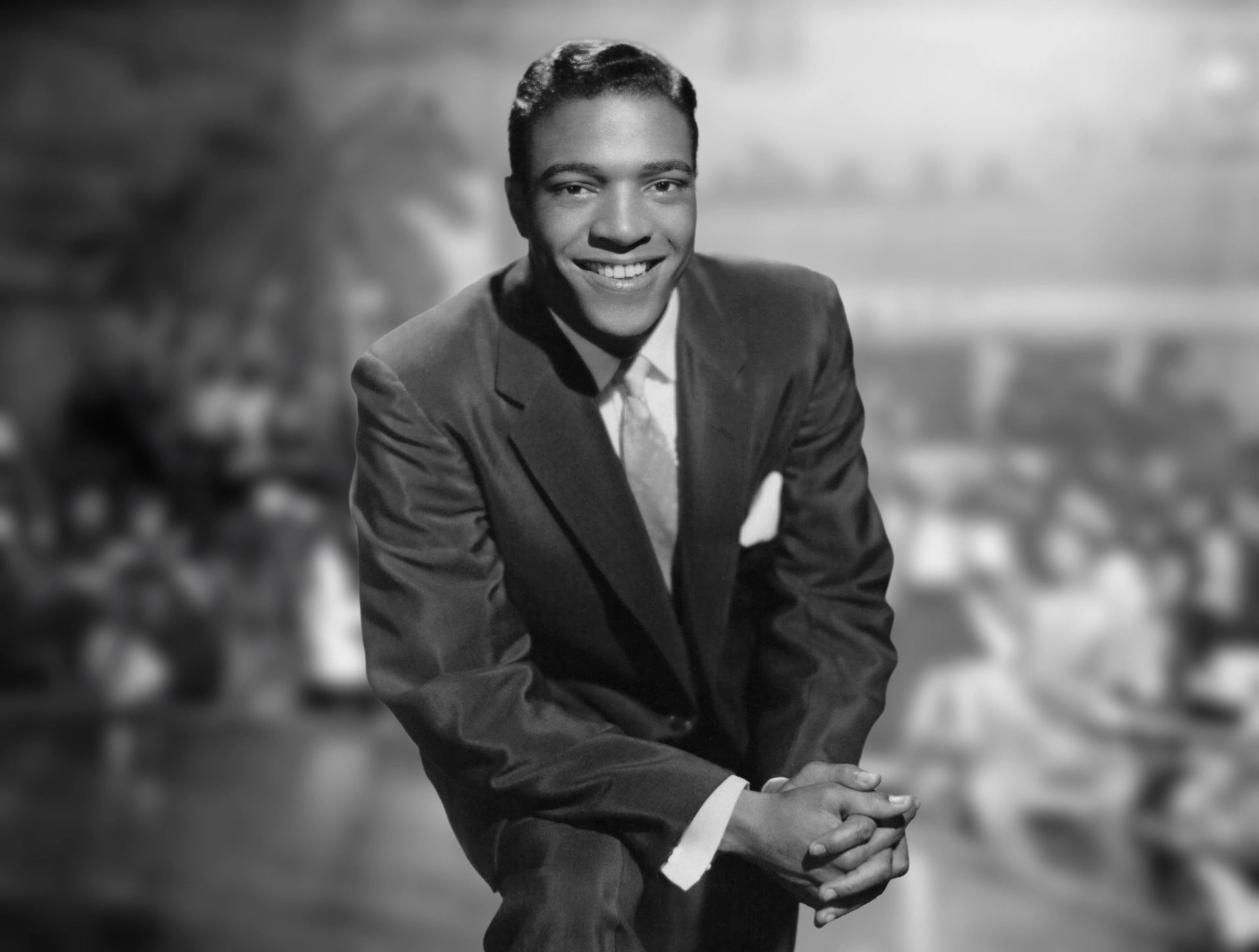 Clyde McPhatter - 1959. Adapted from General Artists Corporation/Marvin Drager - eBayfrontbackrelease, Public Domain, https://commons.wikimedia.org/w/index.php?curid=29697710