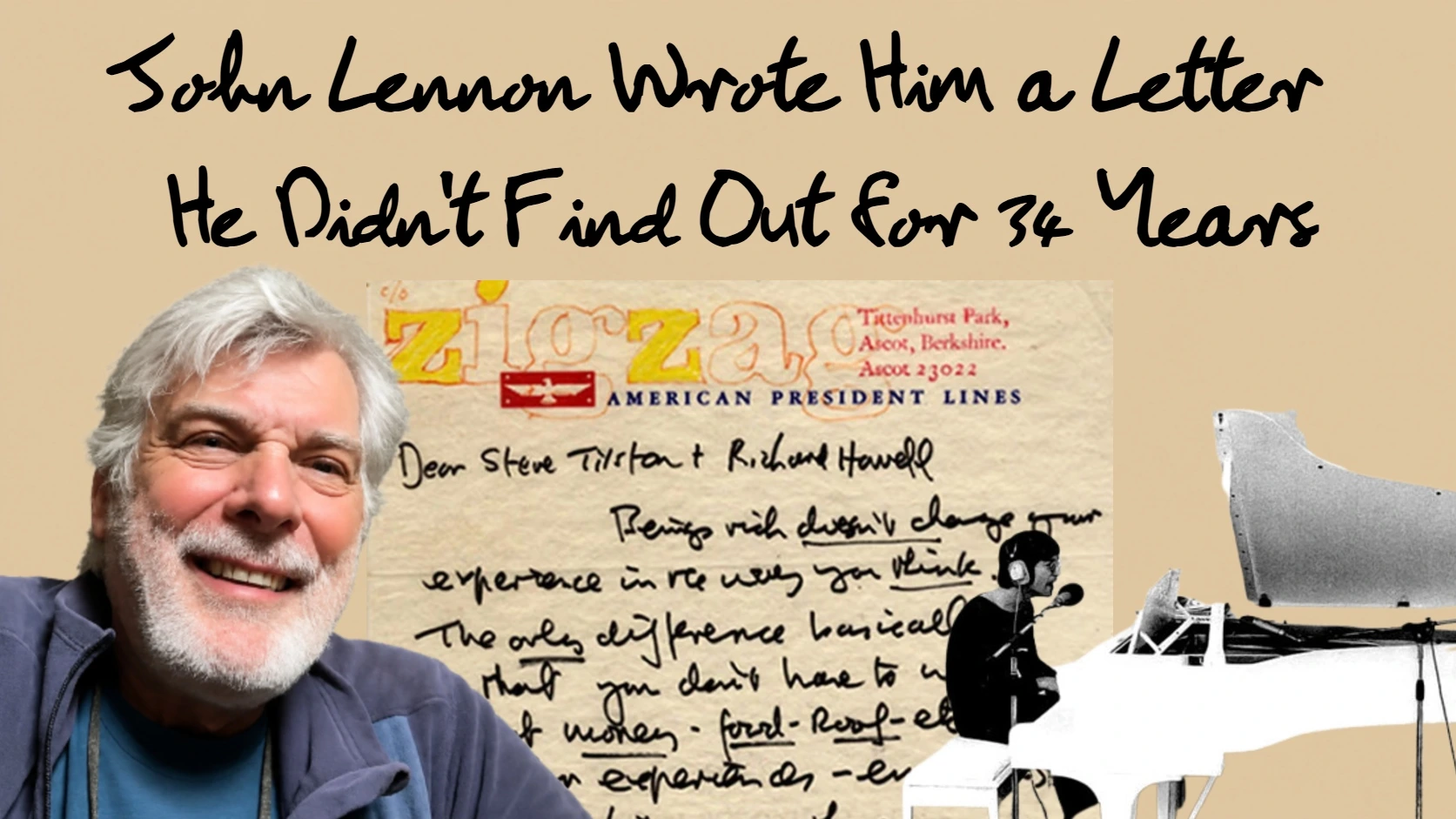 John Lennon Wrote Him A Letter