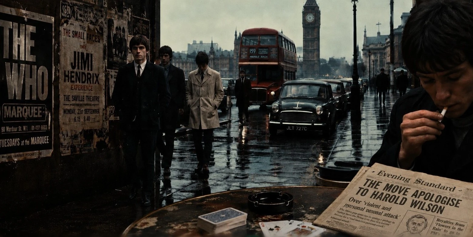 1960s London Gambling AI generated picture