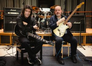 Steve Hackett and Steve Rothery (credit: Anne-Marie Forker)