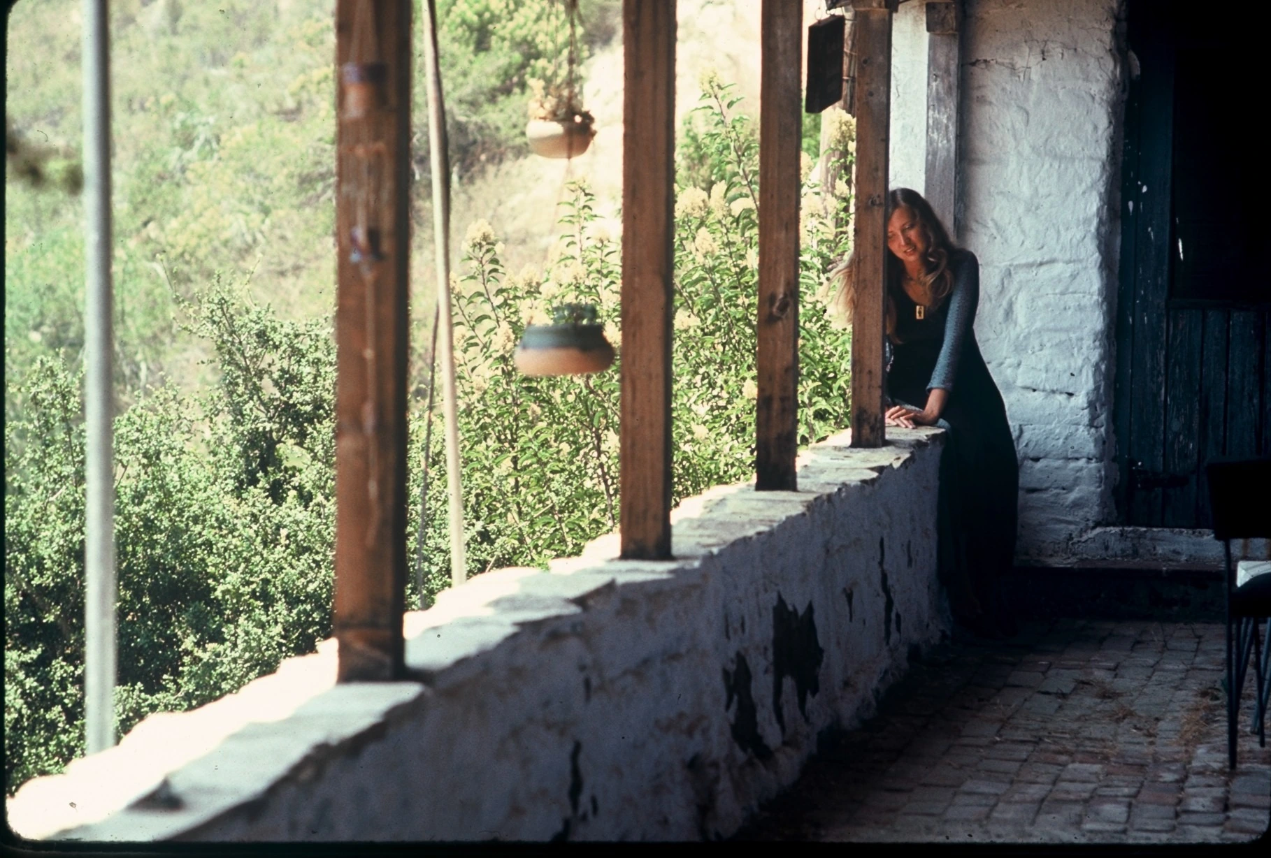 Marianne Segal at Topanga Canyon, taken during the Jade tour, USA 1972. (Used with permission)