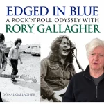Dónal Gallagher on Rory Gallagher (Photo of Rory Rory Gallagher at the Manchester Apollo 1982 is by Harry Potts and used under Creative Commons)